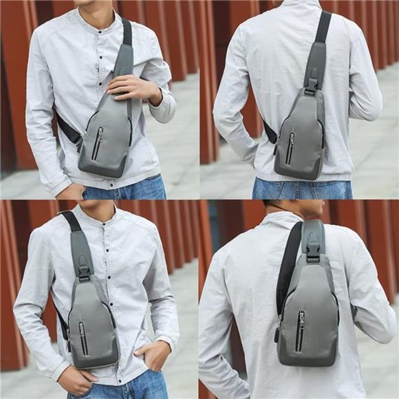Long Keeper Crossbody Sling Shoulder Backpack Small Hiking Chest Bag Cycling - Picture 1 of 6